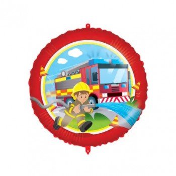 Firefighters, Tűzoltó fólia lufi 46 cm Firefighters, Tűzoltó fólia lufi 46 cm