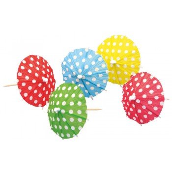 Umbrellas, Esernyő koktél díszítő pálca 10 db-os Umbrellas, Esernyő koktél díszítő pálca 10 db-os