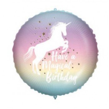 Magical Birthday Unicorn fólia lufi 46 cm Magical Birthday Unicorn fólia lufi 46 cm
