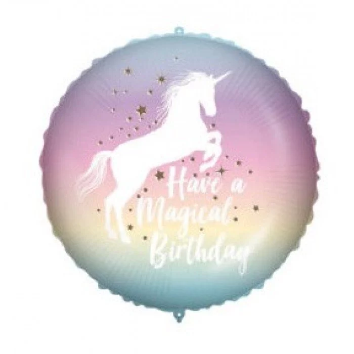 Magical Birthday Unicorn fólia lufi 46 cm Magical Birthday Unicorn fólia lufi 46 cm