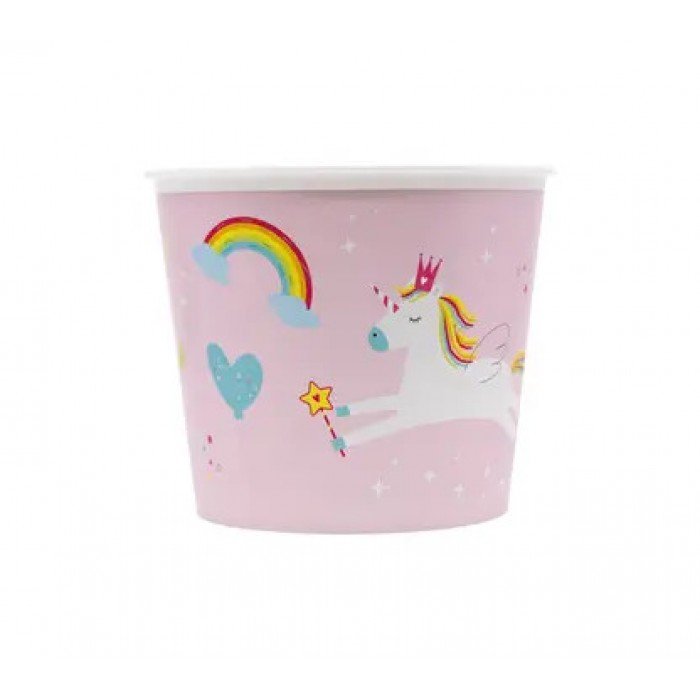 Unicorn Rainbow Colors, Unikornis popcorn tartó 2,2 L