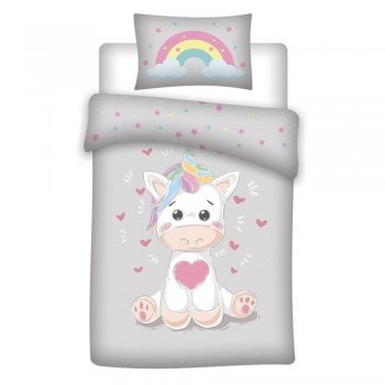 Unikornis Baby gyerek ágyneműhuzat 100×135 cm, 40×60 cm Unikornis Baby gyerek ágyneműhuzat 100×135 cm, 40×60 cm