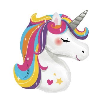 Unikornis Bright Rainbow fólia lufi 78 cm Unikornis Bright Rainbow fólia lufi 78 cm
