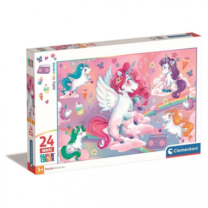 Unikornis Jolly 24 db-os maxi puzzle Clementoni