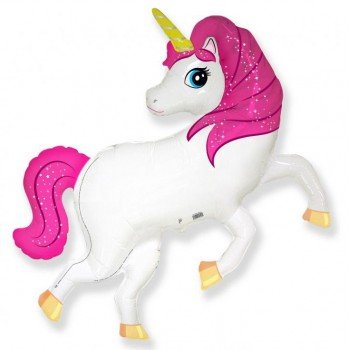 Pink Unicorn, Unikornis fólia lufi 36 cm (WP) Pink Unicorn, Unikornis fólia lufi 36 cm (WP)
