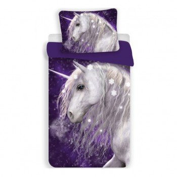 Unikornis Purple gyerek ágyneműhuzat 100×135 cm, 40×60 cm Unikornis Purple gyerek ágyneműhuzat 100×135 cm, 40×60 cm