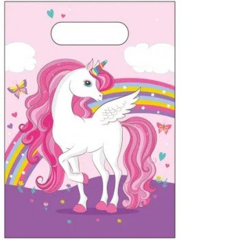 Unicorn Rainbow Colors, Unikornis ajándéktasak 6 db-os