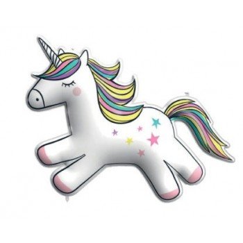 Unicorn Rainbow Colors, Unikornis fólia lufi 96 cm Unicorn Rainbow Colors, Unikornis fólia lufi 96 cm