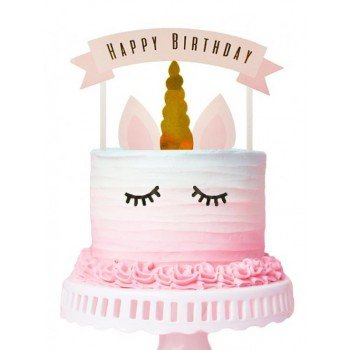 Unikornis torta dekoráció Unikornis torta dekoráció