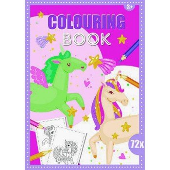 Unikornis színező 72 oldal