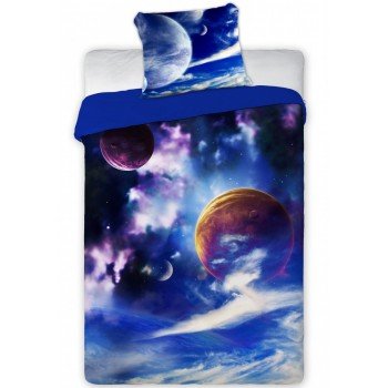Űr Planet ágyneműhuzat 140×200cm, 70×90 cm Űr Planet ágyneműhuzat 140×200cm, 70×90 cm