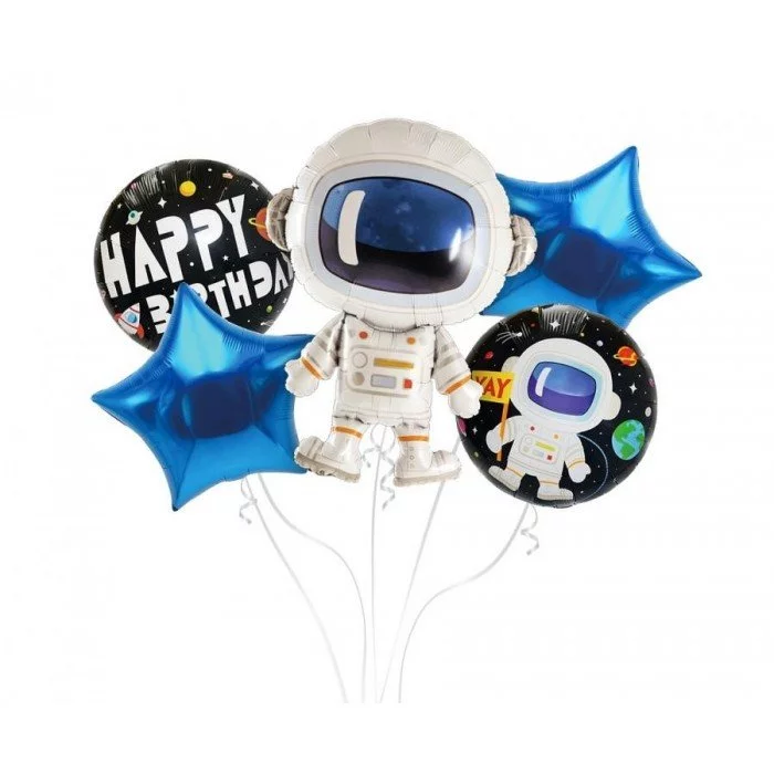 Space, Űr fólia lufi 5 db-os szett Space, Űr fólia lufi 5 db-os szett