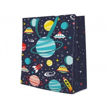 Space, Űr papír ajándéktasak 30x41x12 cm Space, Űr papír ajándéktasak 30x41x12 cm