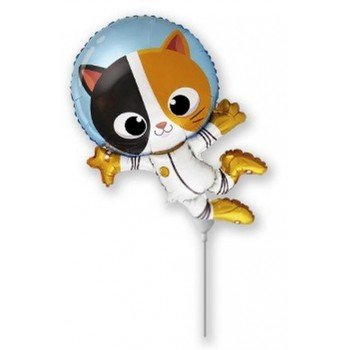 Spacecat, Űrhajós cica fólia lufi 36 cm Spacecat, Űrhajós cica fólia lufi 36 cm