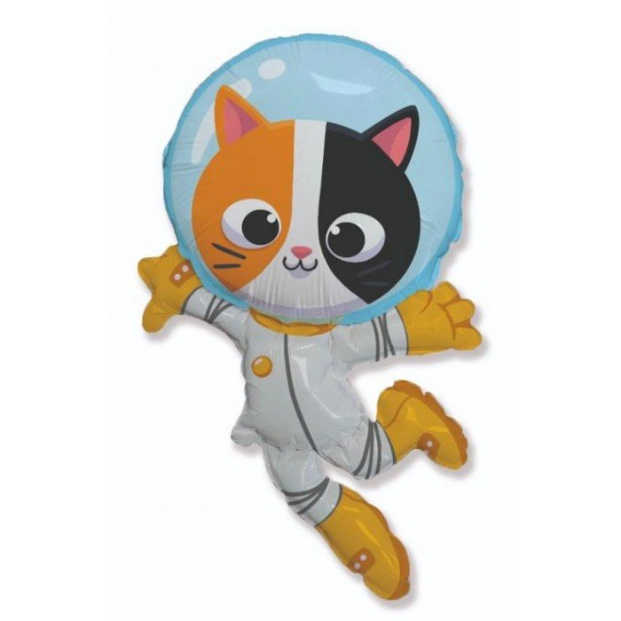 Spacecat, Űrhajós cica fólia lufi 61 cm (WP)