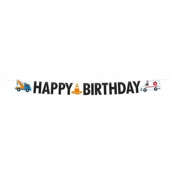 On the Road, Úton Happy Birthday felirat 180 cm On the Road, Úton Happy Birthday felirat 180 cm