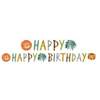 Get Wild Happy Birthday felirat 180 cm Get Wild Happy Birthday felirat 180 cm