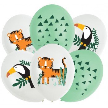 Get Wild léggömb, lufi 6 db-os 27,5 cm Get Wild léggömb, lufi 6 db-os 27,5 cm
