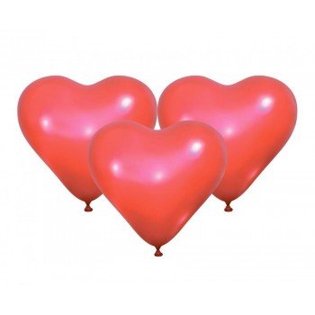 Valentine, Piros Szív léggömb, lufi 3 db-os 10 inch (25 cm) Valentine, Piros Szív léggömb, lufi 3 db-os 10 inch (25 cm)