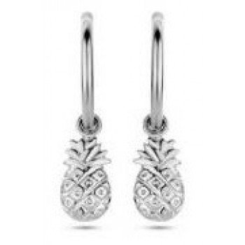Victoria Ezüst színű ananász fülbevaló