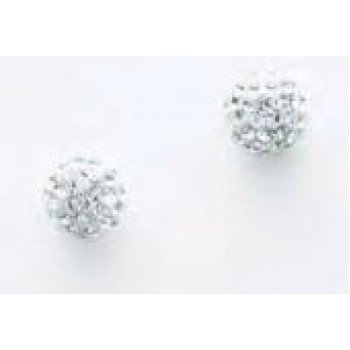 Victoria Ezüst színű fehér köves fülbevaló Victoria Ezüst színű fehér köves fülbevaló