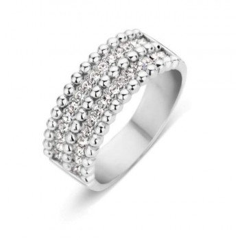 Victoria Ezüst színű fehér köves gyűrű Victoria Ezüst színű fehér köves gyűrű