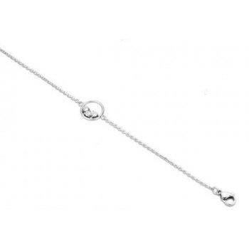 Victoria Ezüst színű fehér köves karkötő Victoria Ezüst színű fehér köves karkötő