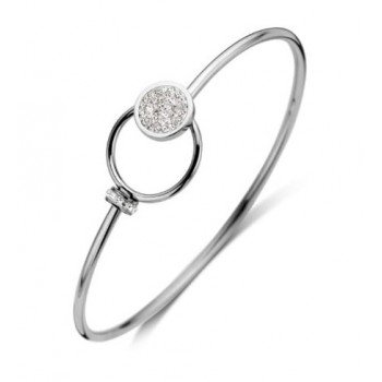 Victoria Ezüst színű fehér köves karkötő Victoria Ezüst színű fehér köves karkötő