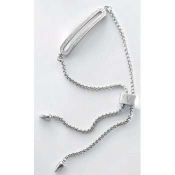 Victoria Ezüst színű fehér köves karkötő Victoria Ezüst színű fehér köves karkötő