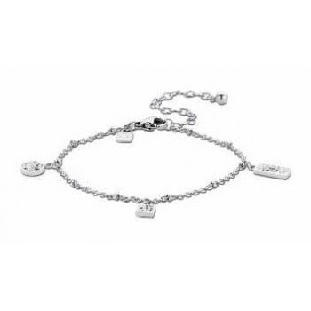 Victoria Ezüst színű fehér köves karkötő Victoria Ezüst színű fehér köves karkötő