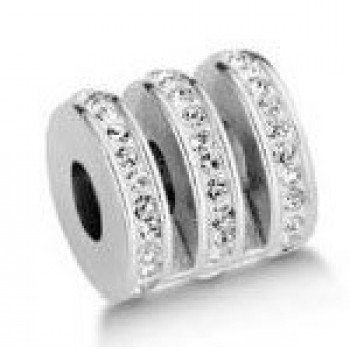 Victoria Ezüst színű fehér köves medál Victoria Ezüst színű fehér köves medál