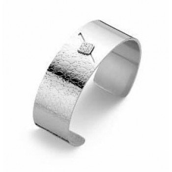 Victoria Ezüst színű fehér köves, mintás karkötő Victoria Ezüst színű fehér köves, mintás karkötő