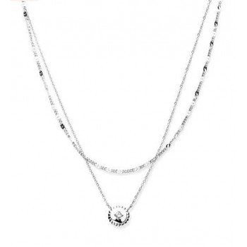 Victoria Ezüst színű köves nyaklánc szett