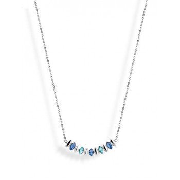 Victoria Ezüst színű színes köves nyaklánc Victoria Ezüst színű színes köves nyaklánc