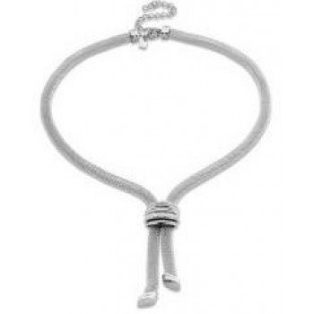 Victoria Ezüst színű vastag hálós nyaklánc Victoria Ezüst színű vastag hálós nyaklánc