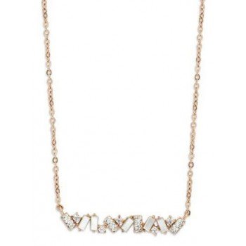 Victoria Fehér köves rose gold színű nyaklánc Victoria Fehér köves rose gold színű nyaklánc