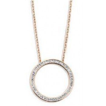 Victoria Rose gold színű fehér köves nyaklánc Victoria Rose gold színű fehér köves nyaklánc