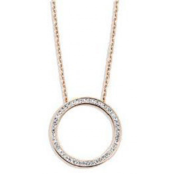 Victoria Rose gold színű fehér köves nyaklánc Victoria Rose gold színű fehér köves nyaklánc