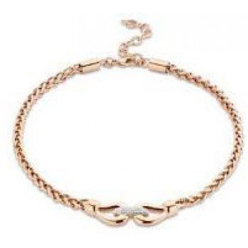 Victoria Rose gold színű fehér köves nyaklánc Victoria Rose gold színű fehér köves nyaklánc