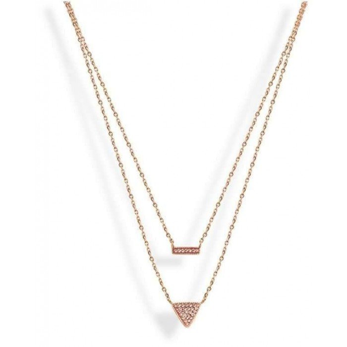 Victoria Rose gold színű rózsaszín köves nyaklánc Victoria Rose gold színű rózsaszín köves nyaklánc