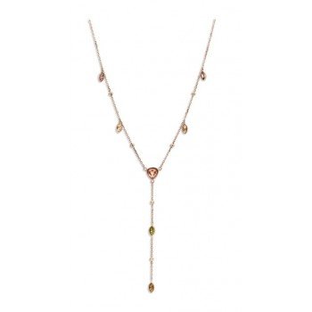 Victoria Rose gold színű színes köves nyaklánc Victoria Rose gold színű színes köves nyaklánc
