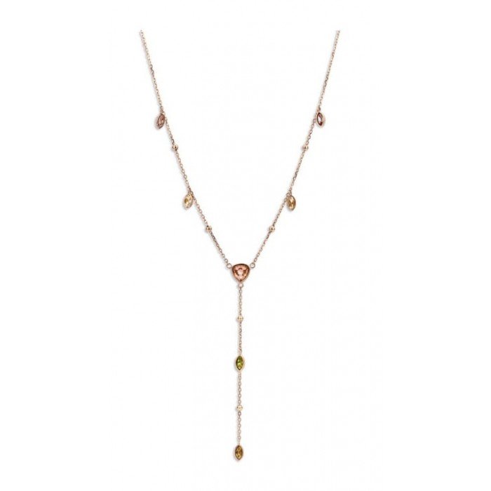 Victoria Rose gold színű színes köves nyaklánc Victoria Rose gold színű színes köves nyaklánc