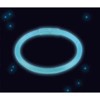 Világító kék karkötő 20 cm Világító kék karkötő 20 cm