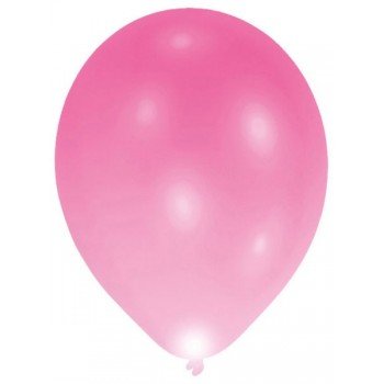 Világító LED léggömb, lufi 5 db-os 11 inch (27,5 cm) Pink Világító LED léggömb, lufi 5 db-os 11 inch (27,5 cm) Pink