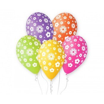 Virág Colorful léggömb, lufi 5 db-os 12 inch (30 cm) Virág Colorful léggömb, lufi 5 db-os 12 inch (30 cm)
