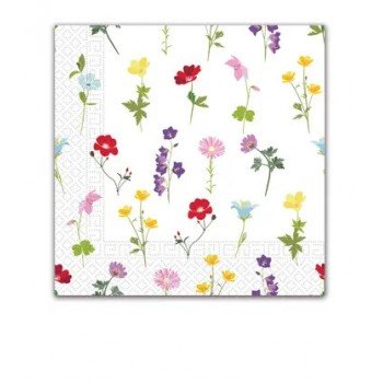 Flowers Field, Virág szalvéta 20 db-os, 33x33 cm FSC Flowers Field, Virág szalvéta 20 db-os, 33x33 cm FSC