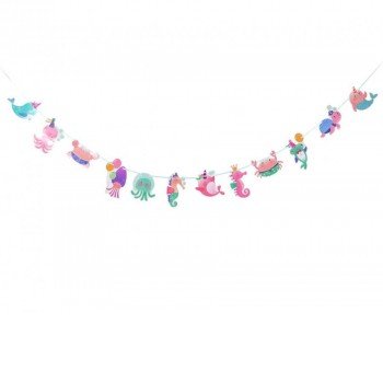 Underwater World, Vízivilág papír girland 180 cm