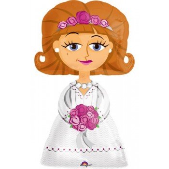Wedding, Esküvő AirWalker sétáló fólia lufi 122 cm Wedding, Esküvő AirWalker sétáló fólia lufi 122 cm