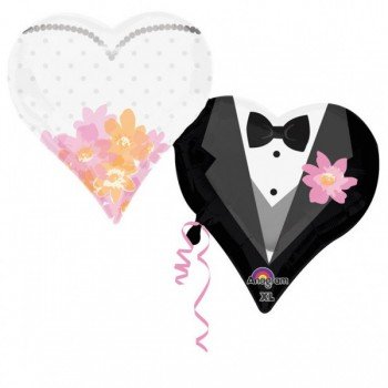 Wedding, Esküvő fólia lufi 76 cm Wedding, Esküvő fólia lufi 76 cm