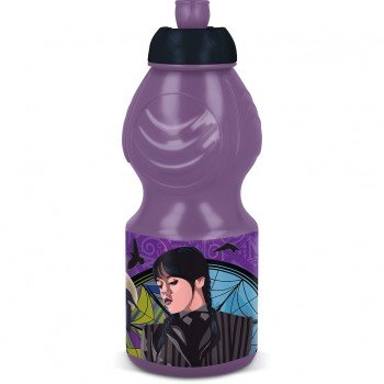 Wednesday Nevermore Academy kulacs, sportpalack 400 ml Wednesday Nevermore Academy kulacs, sportpalack 400 ml